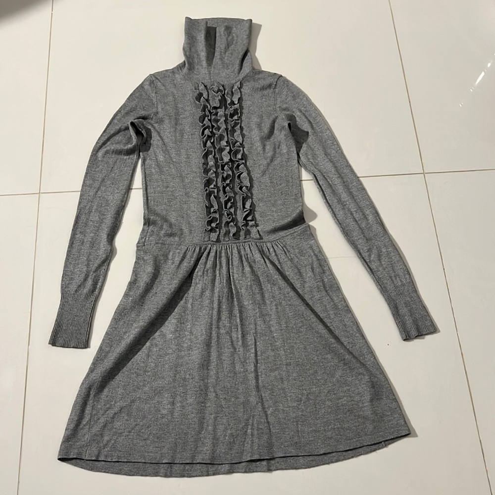 Qi silk and cashmere dress more like S or XS